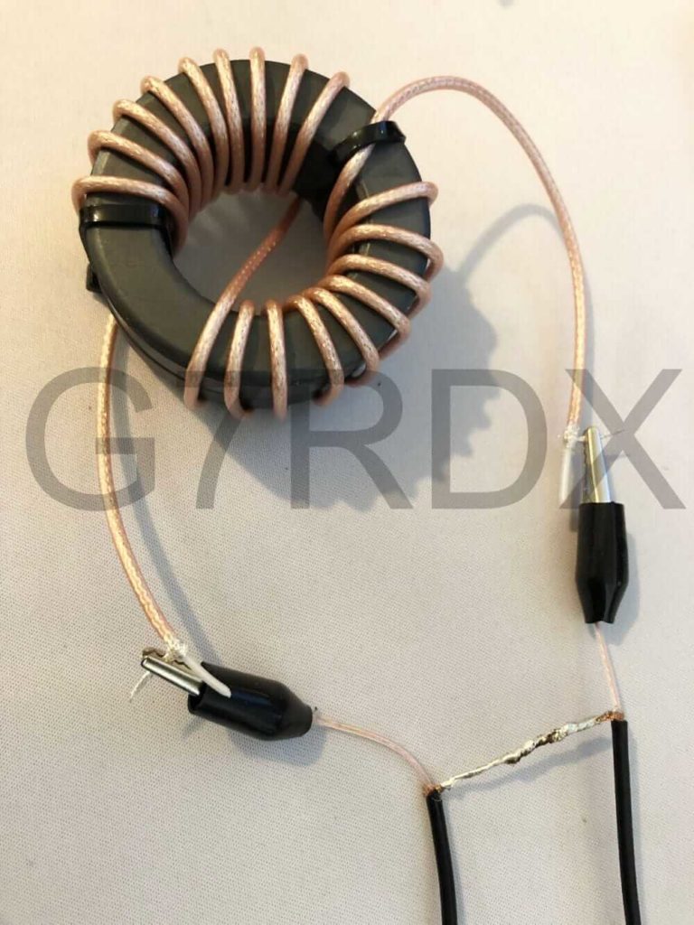 80m 11 Choke Balun By G7RDX