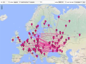 Meteor Scatter on 2m band in the morning
