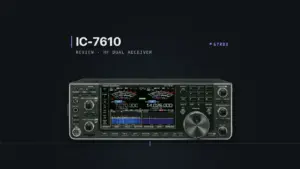 Icom IC-7610 dual receiver HF transceiver on the G7RDX bench