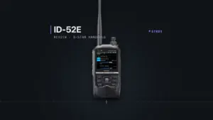 Icom ID-52E PLUS D-STAR handheld on the G7RDX bench